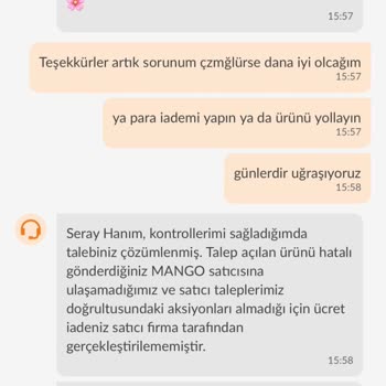 Trendyol Mango Kendine Ait Olmayan İade Kabulü
