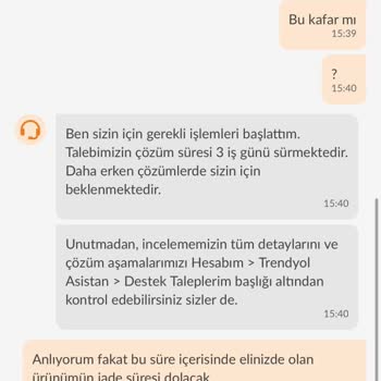Trendyol Mango Kendine Ait Olmayan İade Kabulü