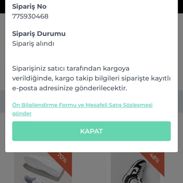 Kargom Hala Yola Çıkmadı