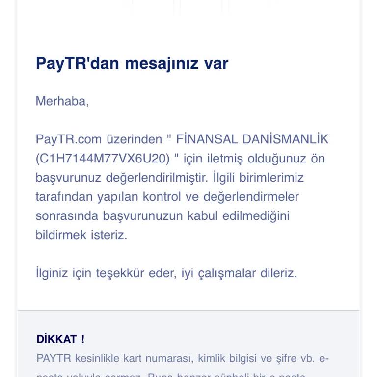 Paytr Yasal Olan Şirketi Kabul Etmiyor