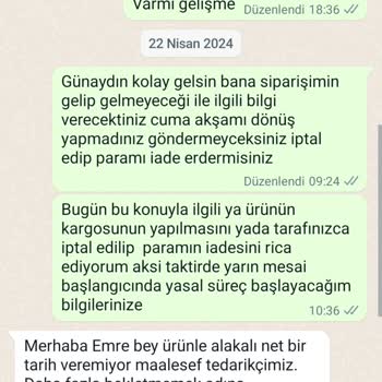 Sislon Ürünü Göndermiyor Parama El Koydu