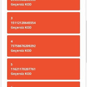 Ef Digital Geçersiz Kod Sorunu