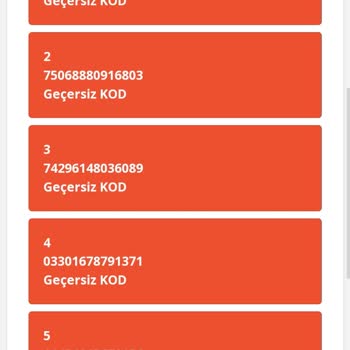 Ef Digital Geçersiz Kod Sorunu