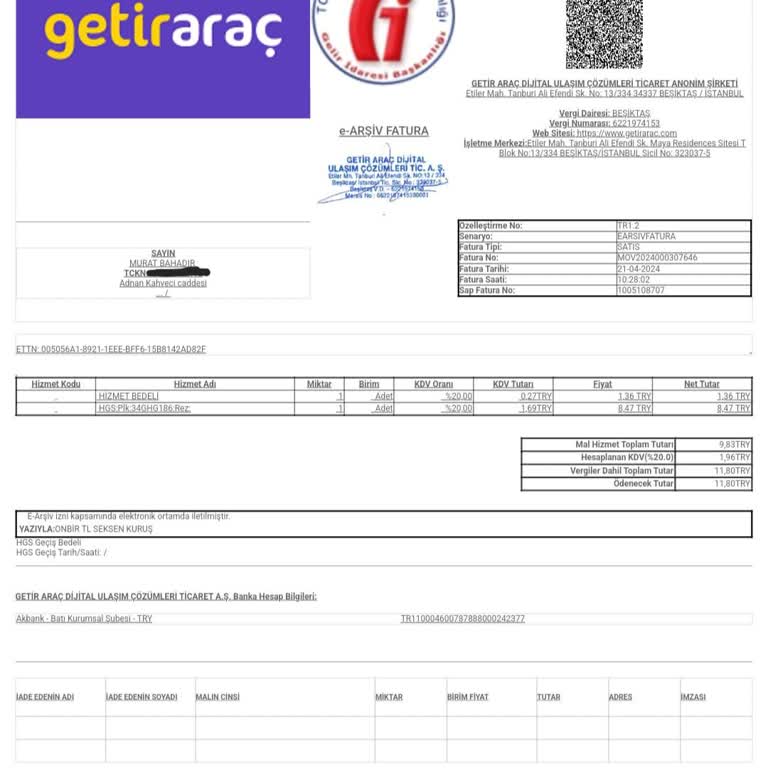 GetirAraç Depozito Ücreti Geri İade Edilmedi!