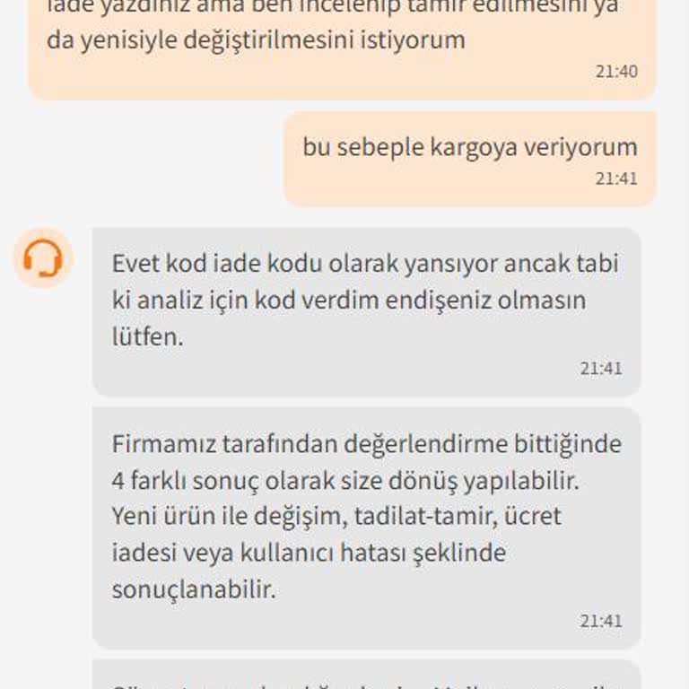 Trendyol Müşteri Hizmetleri Mağduriyeti
