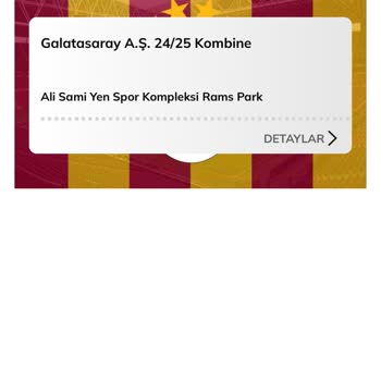 Galatasaray Spor Kulübü Galatasaray 24-25 Kombine Yenileme Sorunu. Aldığım Kombinem Gözükmüyor