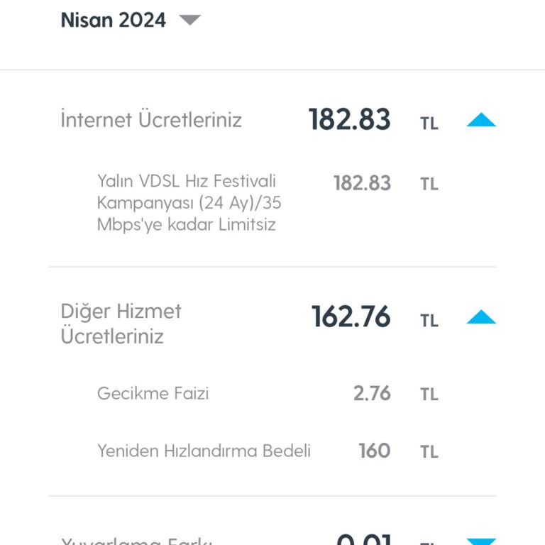 Superonline Faturayı Artırmak İçin Yeni Kalemler İcad Etmiş.