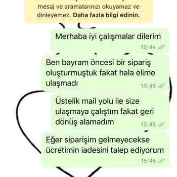 Aspanda Butik Ürünüm Gelmedi, İletişim Yok!