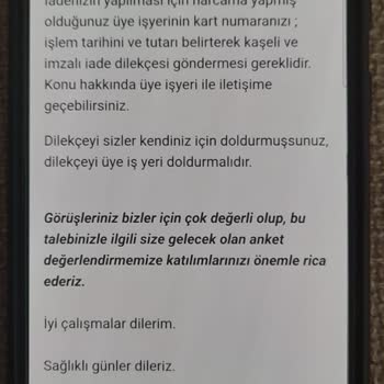 Pluxee Türkiye Müşteri Hizmetleri Labirentinde Kaybolan İade Talebi