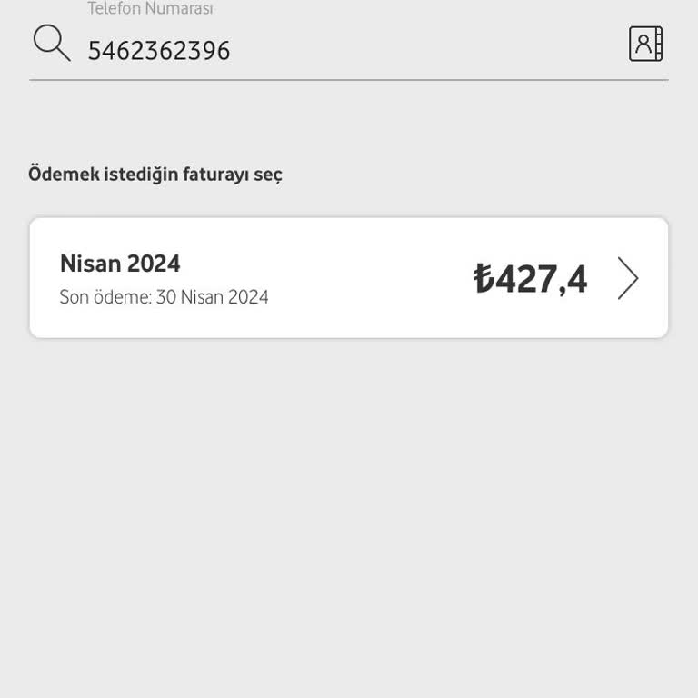 Vodafone'un Fahiş Ve Sebepsiz Fatura Ücretleri