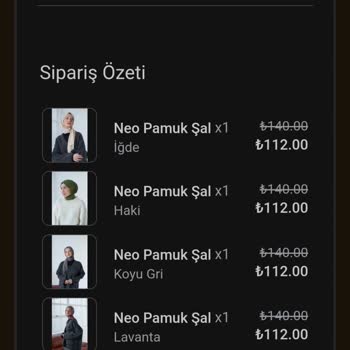 Modakaşmir Siparişlerimi Hem Geç Gönderdi Hem De Eksik.