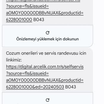 Arçelik Altus Montaj Yapmıyor