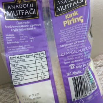 Anadolu Mutfağı Kırık Pirinç Petrol Yağ Kokusu