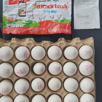 A101 Kumartaşlı 53-63gr. Denen 30 Lu Yumurta 34g. R Çıktı