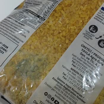 Yayla Bakliyat Pilavlık Bulgur Küflendi