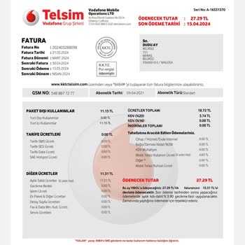 KKTC Telsim Telsim Fazla Fatura Ödetiyor!