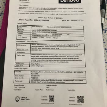 Vatan Bilgisayar'ın Kusurlu Ürünü İade Kabul Etmemesi