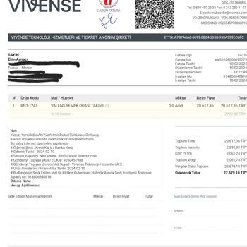 Vivense Ürün Değişim Ve İade Mağduriyeti