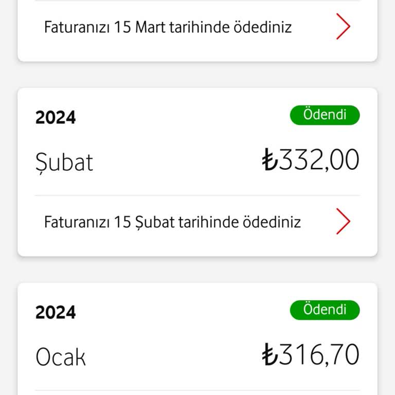 Vodafone Yüksek Fatura Geliyor