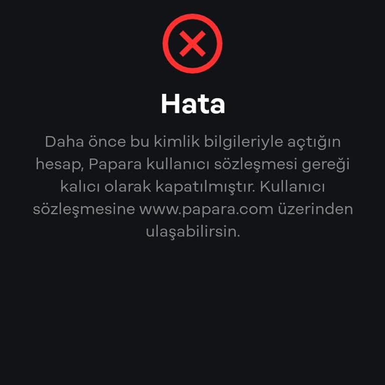 Papara Acil Destek Lazım
