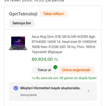 Gpn Bilgi Teknolojileri Gpn Teknoloji Laptop Fiyat Değişimi