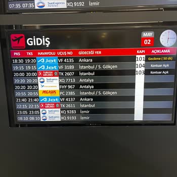 AJet (Anadolu Jet) Ankara Aktarmalı Uçuş Rötarı Ve İptal Karmaşası