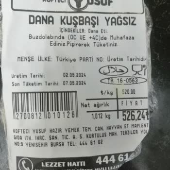 Köfteci Yusuf, Pişince Et Gramajının %50 Eksilmesi