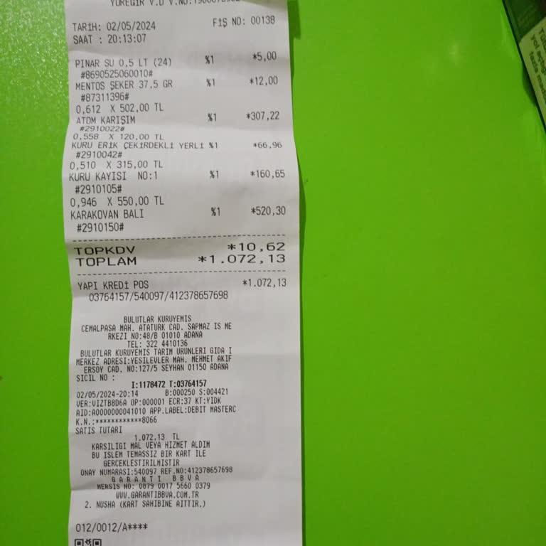 Bulutlar Kuruyemiş Memnuniyetsizlik Ve Memnuniyet