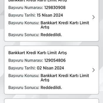 Ziraat Bankası Ziraat Bankakart Genç Kart Limitimi Artıramıyorum