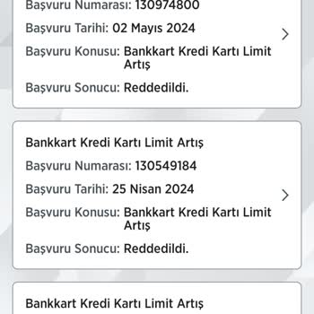 Ziraat Bankası Ziraat Bankakart Genç Kart Limitimi Artıramıyorum