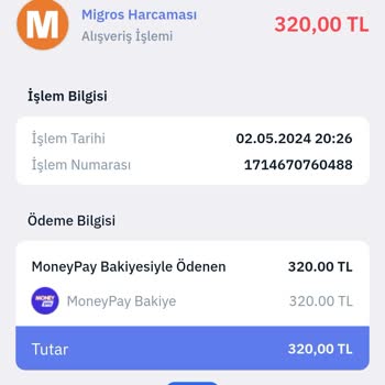 MoneyPay Ödeme Onayı Alamayan Müşterinin Migros Mağduriyeti