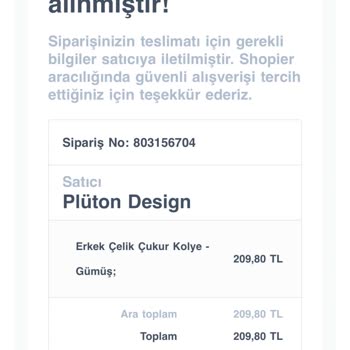 Gelemeyen Sipariş Aracı Param Shopier İstanbul