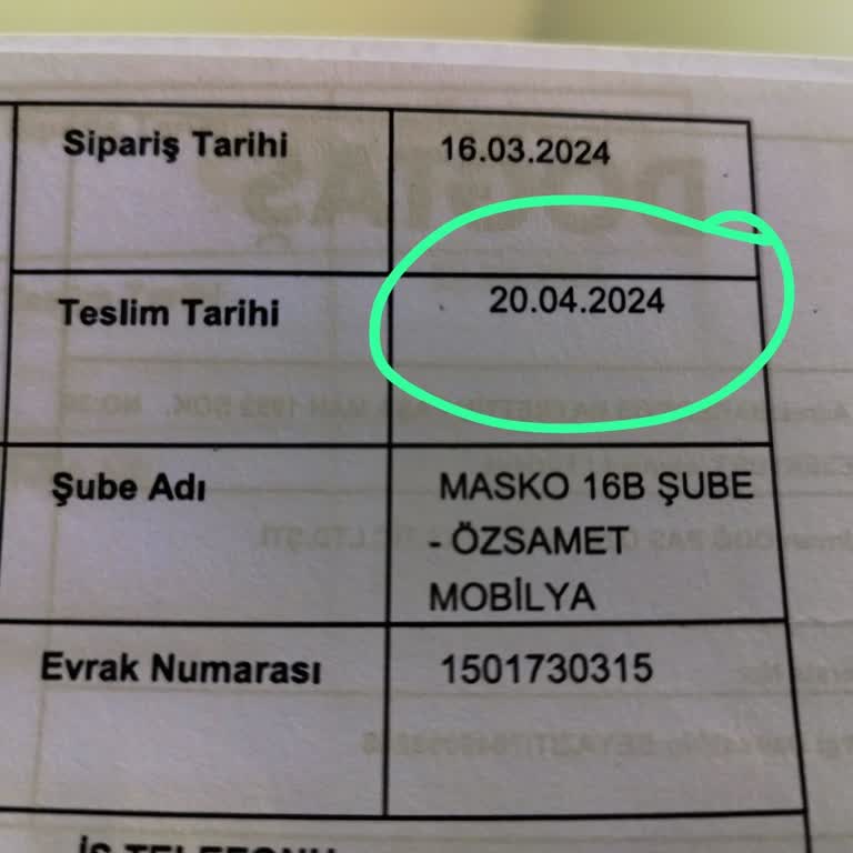 Doğtaş Mobilya Tam Bir Mağduriyet