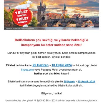 Pegasus Kampanya Hakkı Vermeme Caydırıcı Politikası!