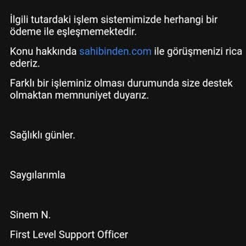 iyzico Paranın İzi Bulunamıyor