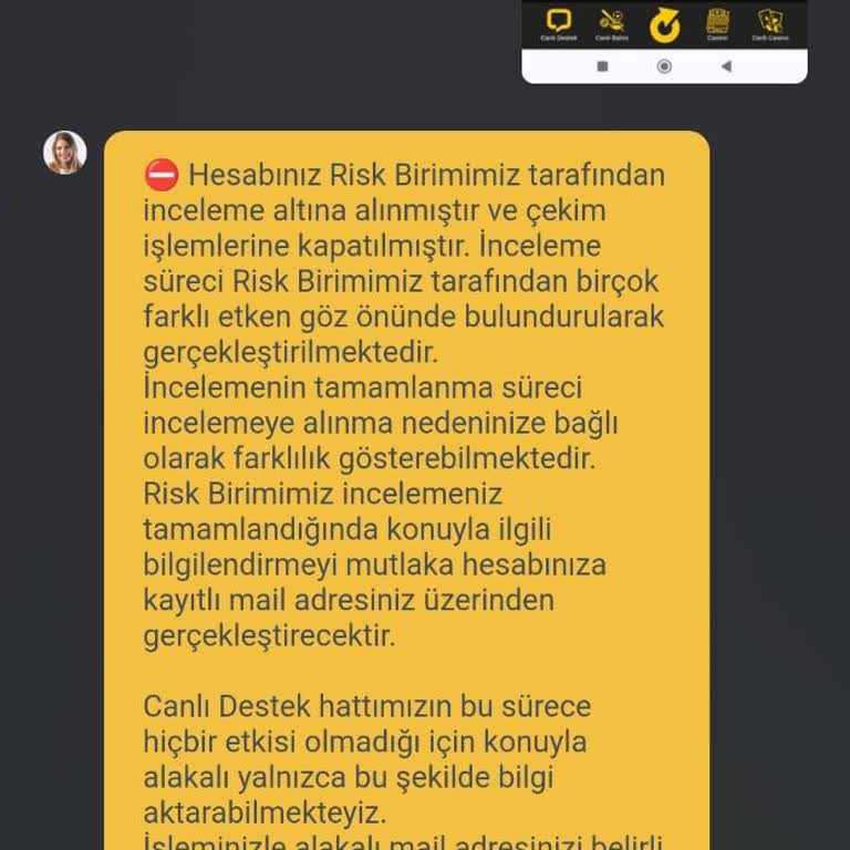 Betsmove Çekim Talebimi Vermiyorlar