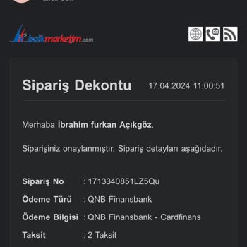 Balık Marketim Balıkmarketim.com Sipariş Vermeden Okuyun
