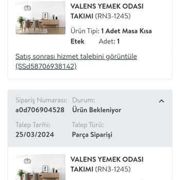 Vivense Hasarlı Ürün Değişimi Mağduriyetim