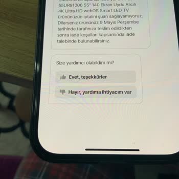 Hepsiburada Siparişi İptal Etmiyor