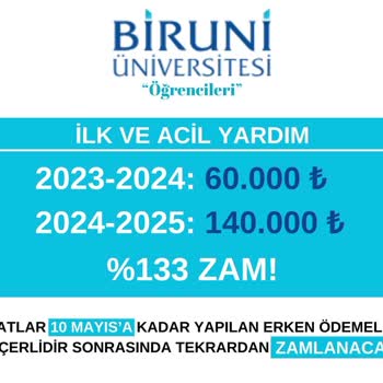 Biruni Üniversitesi Okul Ücretlerine Fahiş Zam