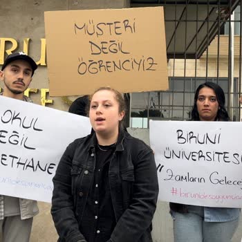 Biruni Üniversitesi Yapılan Zam Geri Alınsın