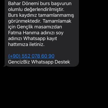 Genciz Biz Destek Burs Başvurusu Ve Kişisel Bilgilerimin Korunması