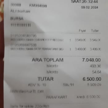 Koray Spor 3 Haftalık Ayakkabı Sol İç Kısım Yırtığı Hakkında