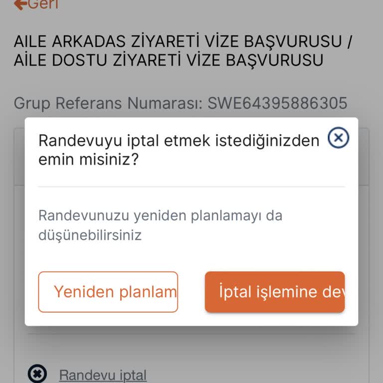 Vsf Global Vize Başvurusu İptal