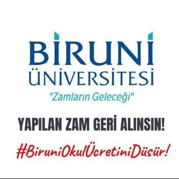 Biruni Üniversitesi Fahiş Zamları Hakkında
