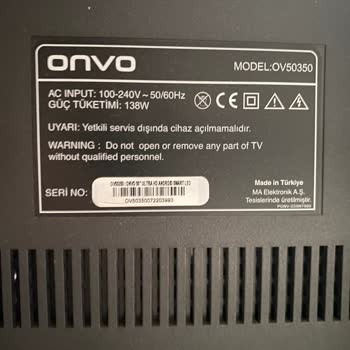 Onvo Panel Problemi 3 Değişim Yapıldı