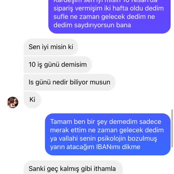 qayra__.tesettur (Instagram) Qayra Tesettür Çok Kaba Ve Üslubu Yanlış Bir Satıcı