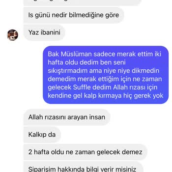 qayra__.tesettur (Instagram) Qayra Tesettür Çok Kaba Ve Üslubu Yanlış Bir Satıcı