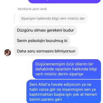 qayra__.tesettur (Instagram) Qayra Tesettür Çok Kaba Ve Üslubu Yanlış Bir Satıcı