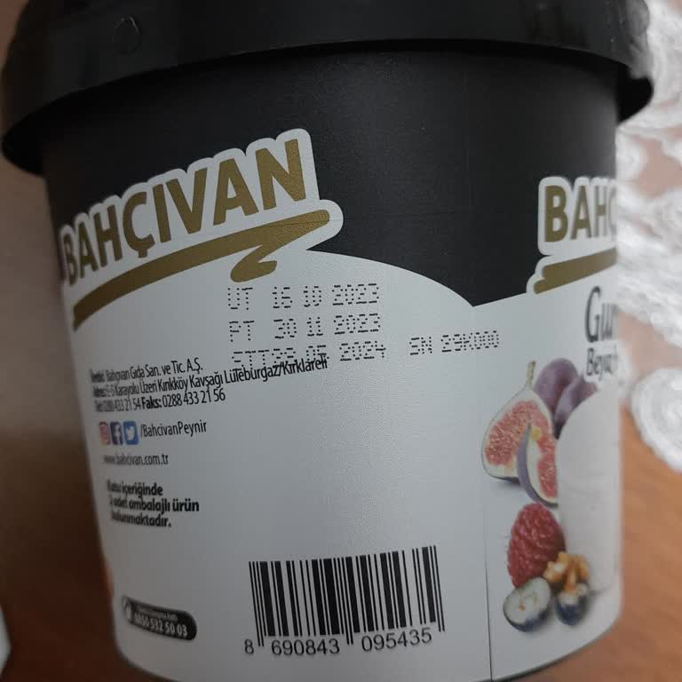 Bahçıvan Marka Peynirde Plastik Ya Da Gaz Kokusu